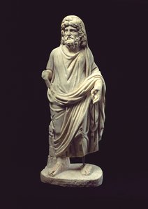 Estatua de una deidad (mármol)